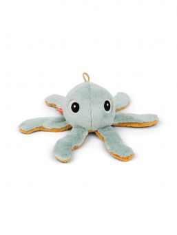 Done By Deer Jelly animal rattle is in the shape of a animal and makes a soft rattle sound when your child is moving the rattle.