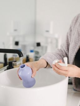 Lansinoh Postpartum Wash Bottle. This upside-down wash bottle provides a gentle stream of water for easier postpartum care and more comfortable bathroom trips. Simple, safe, and backed by research and guidance from experts.