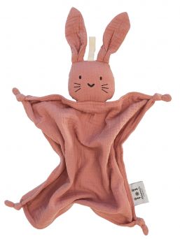Cuddle rabbit will absorb comforting scents of home and of baby's parents; things that are familiar for baby.
