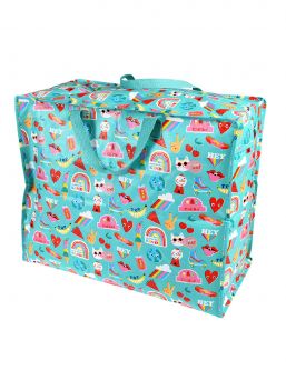 Rex London fab flexible large zipped storage bag. Ideal for laundry, shopping or general home use.