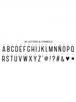 Lightbox – letterset (basic)