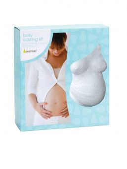 Pregnant Belly Casting kit. This non-toxic, 100% baby safe kit includes everything you need to make a mold of your adorable baby bump.