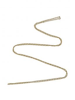 Gold plated necklace Rings 100cm
