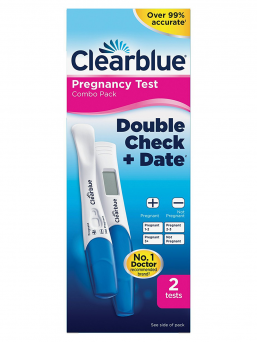Clearblue Double Check and Date comes with 2 tests that can be used up to 4 days early.