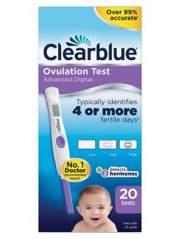 CLEARBLUE Digital Ovulation Test With DUAL HORMONE INDICATOR (20 pcs)