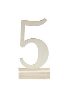 Stunning and stylish Ginger Ray wooden numbers for baby shots or birthday parties.