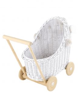 Lilu Brand quality doll pram. Wagons that run smoothly and are comfortable to push. Also perfect for walking as a learning cart for the first time - long-lasting and high-quality!