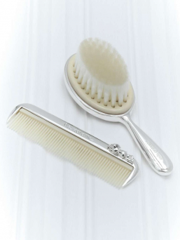 Mamas&Papas Once Upon a Time Silver Brush & Comb Set