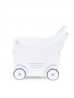 Childhome wooden baby walker. This beautiful wooden stroller is the perfect place to store your little one’s favourite toys.