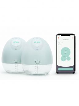 Elvie Pump Double hands free. The world’s first silent wearable breast pump. Fits in your bra, and your life. No tubes. No wires. No noise.