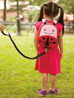 SkipHop Backpack with rein (ladybug)