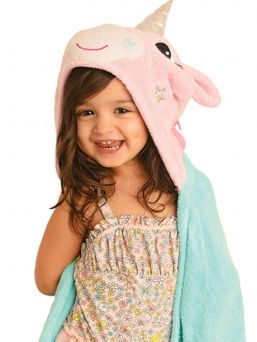 Cute Zoocchini children's hooded towel.