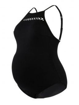 Maternity Swimsuit BRISBANE, black | CACHE COEUR