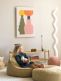Wigiwama - Children's bean bag chair Teddy Matcha Bear