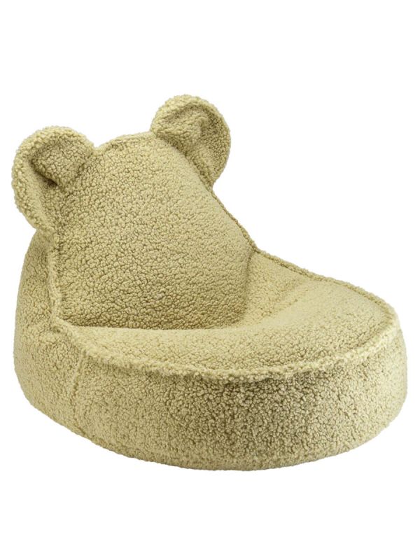 Wigiwama - Children's bean bag chair Teddy Matcha Bear