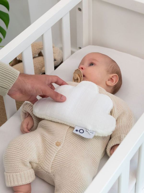 Snoogy babys heat cushion, cloudy white