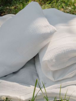 Tisu baby duvet cover set and pillowcase, Cream