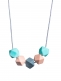 Nursing Necklace (turquoise-peach-grey)