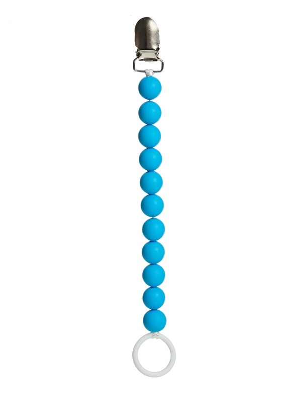 Pacifier holder (deepsky blue)