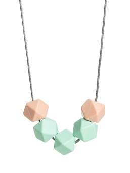 Nursing Necklace (peach-mint)