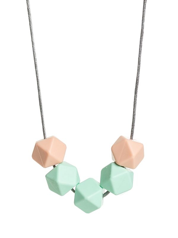 Nursing Necklace (peach-mint)