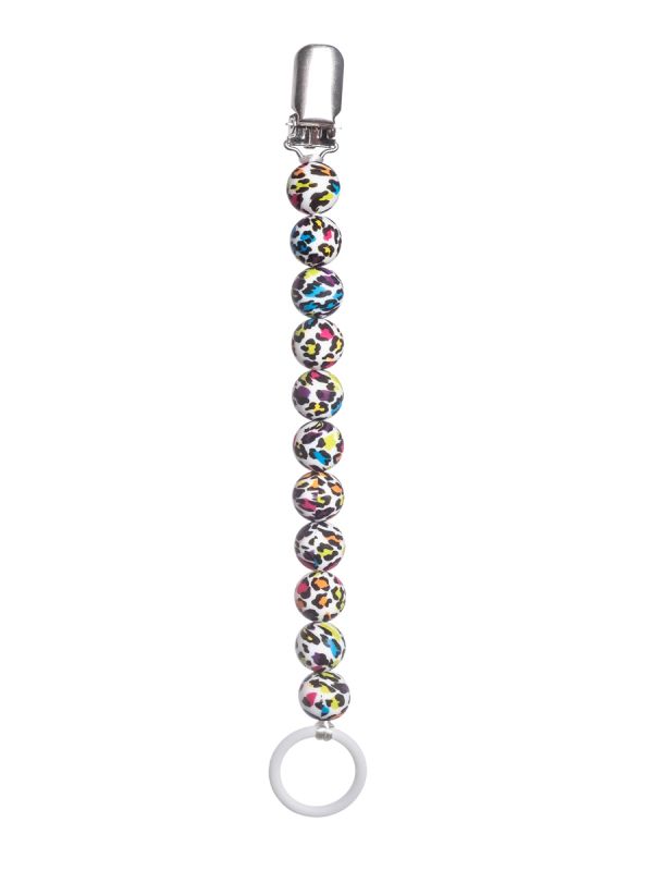 Pacifier holder (colorful zebra)