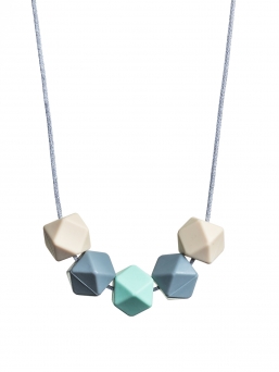 Nursing Necklace (ivory-grey-mint)