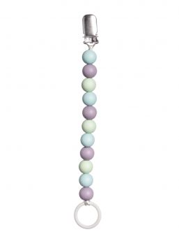 Pacifier holder (babyblue-greypurple-powdergreen)