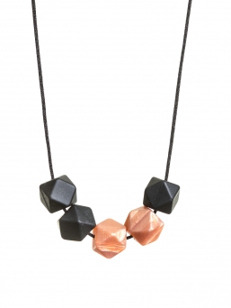 Nursing Necklace (black-rosegold)