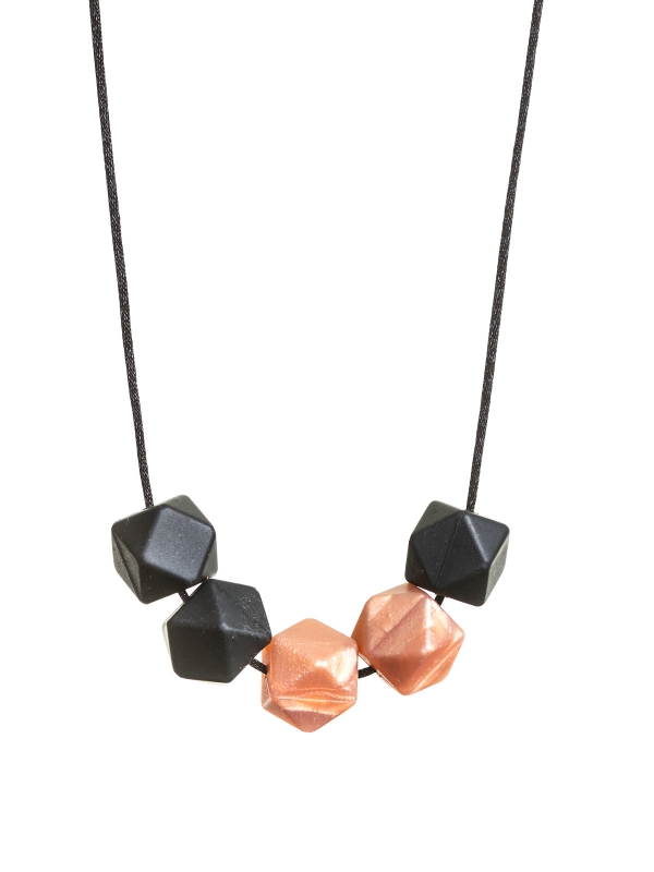 Nursing Necklace (black-rosegold)