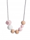 Nursing Necklace (nature rosa-white)