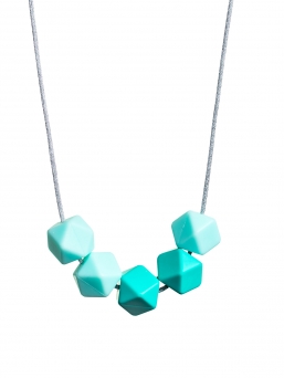 Nursing Necklace (light turquoise-turquoise)