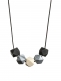 Nursing Necklace (black-silver-ivory)