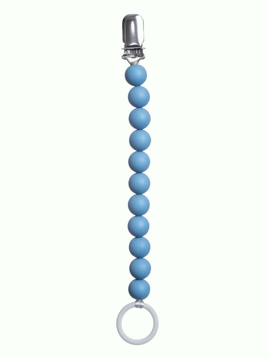 Sweetie Strap™ Silicone Pacifier Clip (Blue, Pink Or Buttercream