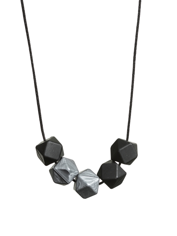 Nursing Necklace (black-silver)