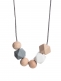 Nursing Necklace (nature beige-white-grey)