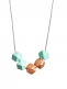 Nursing Necklace (light turquoise-rosegold)