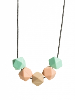 Nursing Necklace (mint-peach-beige)