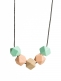 Nursing Necklace (mint-peach-beige)