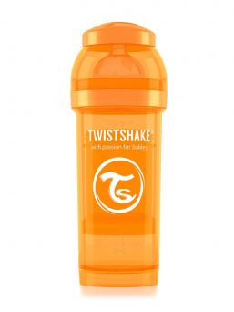 TwistShake - Baby Bottle 260ml, orange