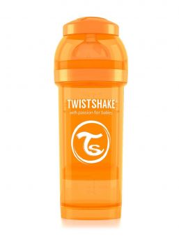TwistShake - Baby Bottle 260ml, orange