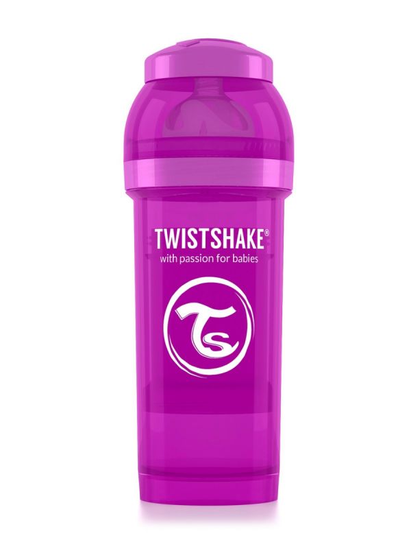 TwistShake - Baby Bottle 260ml, purple