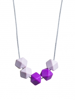 Nursing Necklace (light purple-purple)