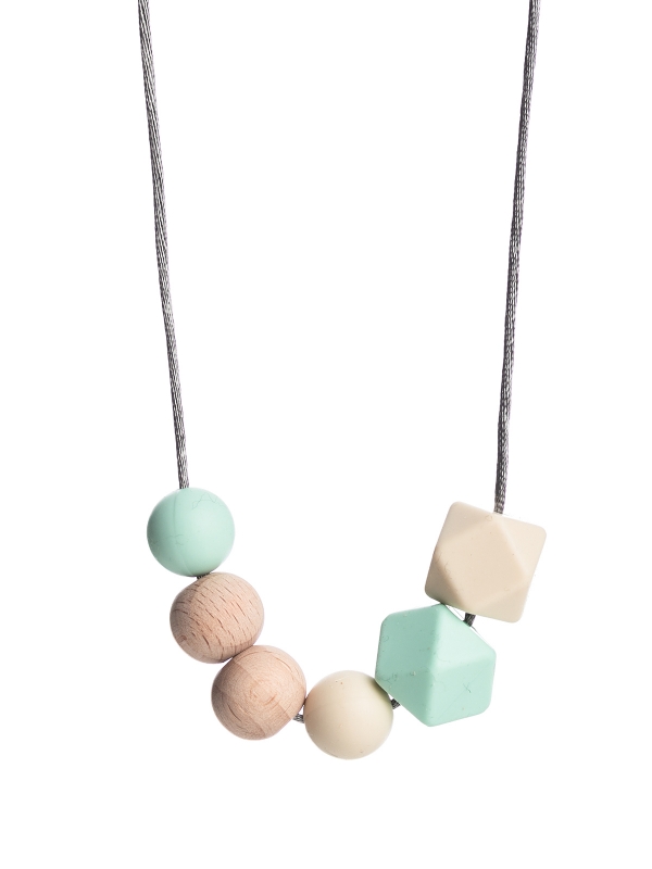 Nursing Necklace (nature mint-ivory)