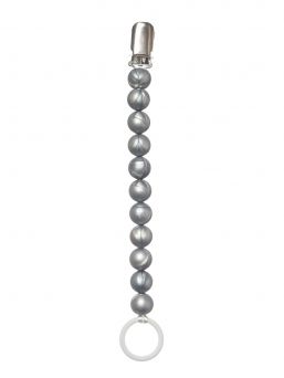 FAIRY OF PREGNANCY trendy, safe and good quality pacifier holder. Pacifier holder keeps pacifier close to the baby. Pacifier holder prevents dripping, when the pacifier often get dirty or lost. Pacifier holder is made out of safe BPA free food grade silicone beads and ring. Metal clip fastening. Hand wash with warm soapy water.
