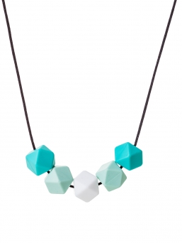 Nursing Necklace (pastel turquoise-mint-white)