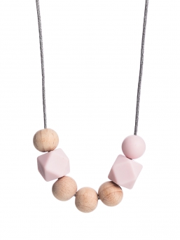 Nursing Necklace (nature rosa)