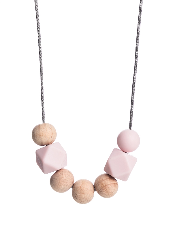 Nursing Necklace (nature rosa)