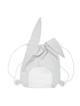 Cute Fabelab bag with lovely ears. Perfect for kindergarten or for gymnastic class.  This cute bag is great for when child is going to stay overnight or for kindergarten clothing. You can also pack your backpack for lunch. The bag is designed to be used whenever you want.