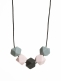 Nursing Necklace (grey-rosa-black)